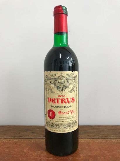 null Bouteille de Petrus, Pomerol, 1978 



(capsule endommagée)