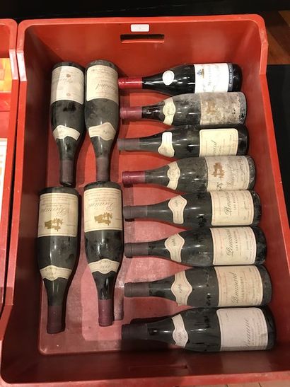 null Ensemble de vins de Bourgogne dont Pommard, Auxey Duresses, Beaune …