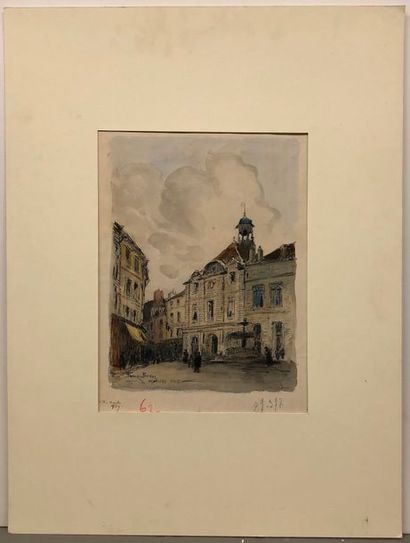BOGGS Frank BOGGS



Vue de l'hôtel de ville de Mantes, aquarelle sur papier, 1939



Signée...