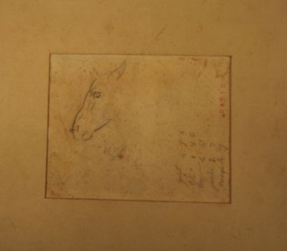 BARYE Antoine Louis BARYE (1796-1875)



Tête de cheval avec cotation



Esquisse...