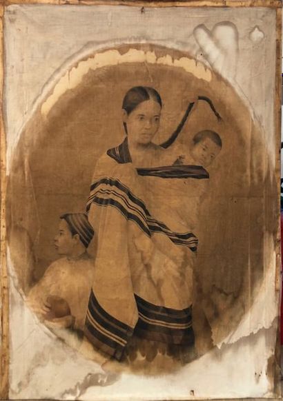 RAINIMAHAROSOA James RAINIMAHAROSOA (1860-1926)



Famille malgache.



Encre et...