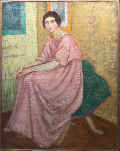 ALCORTA Rodolfo ALCORTA (1876-1967)



Huile sur toile fihurant une femme assise...