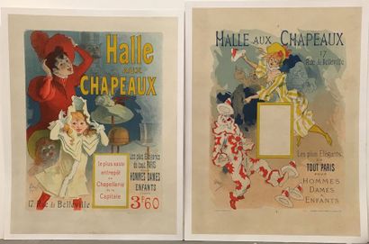 CHERET Jules CHERET



"Halle aux Chapeaux " 



Ensemble de deux affichettes 



Entoilées



Imprimerie...