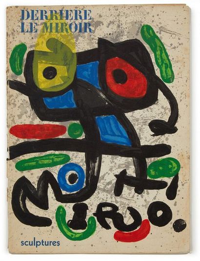 Joan Miro Derrière le Miroir.
N° 86 Juin 1970, 28 pp. Maeght éditeur.
Deux lithographies...