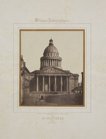 Louis-Désiré BLANQUART-ÉVRARD Éditeur photographe à Lille.
Tirage imprimé c. 1855,...