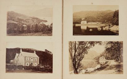 ECOSSE Vues de localités et de sites
Album de photographies, édité par George Washington...