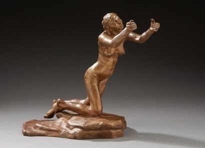 Camille CLAUDEL (1864-1943) L'Implorante, 1894-1905
Épreuve en bronze, sans numérotation
Fonte...