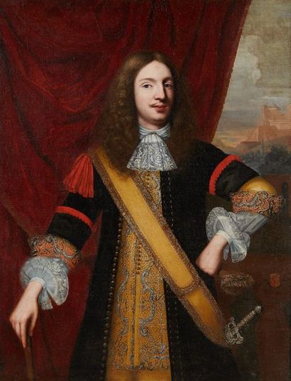 Jan de REYN (1610 - 1678) Portrait autrefois dit de François Auguste marquis de Vallavoir...