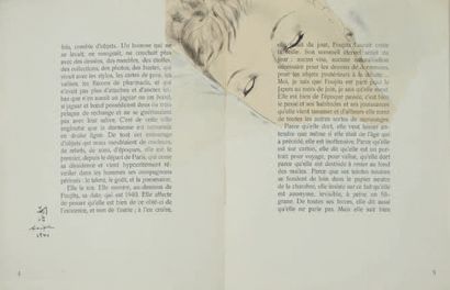 [FOUJITA] GIRAUDOUX, Jean. Combat avec l'image.
Paris, Émile-Paul Frères, 1941. 1...