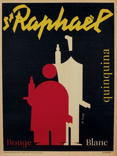 LOUPOT CHARLES Affiche Saint Raphaël
Affiches Gailllard Paris Imp. 1953.
Affiche...
