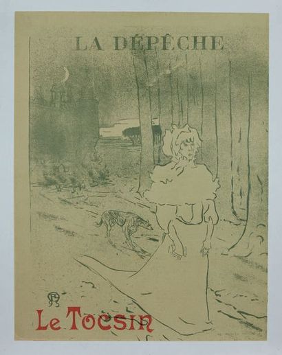 TOULOUSE-LAUTREC Henri de (1864-1901) Affiche La dépêche - Le Tocsin
Imprimerie Cassan...
