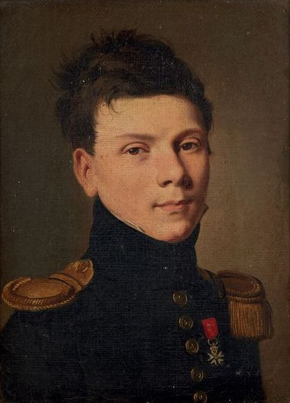 Louis Léopold BOILLY (La Bassée 1761-Paris 1845) 
Portrait of an apprentice officer
Portrait...