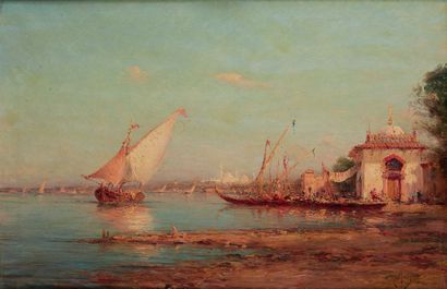 Henry MALFROY (Martigues 1895-Paris 1944) 
View of Istanbul
On its original canvas.
Signed...