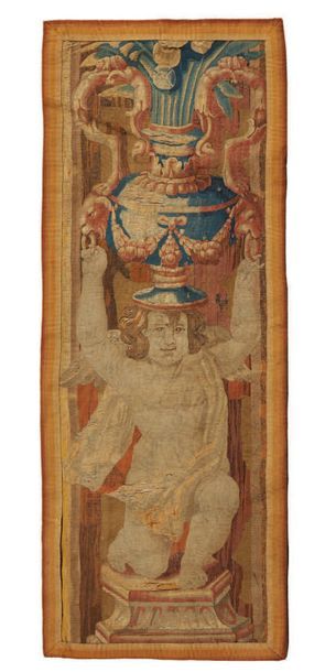 null Small tapestry decorated with an angel.
Size: 132 x 53 cm