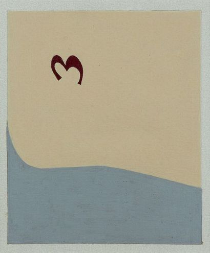 ARTURO BONFANTI (1905-1978) Composition
Huile sur toile, étiquette au dos de la galerie...