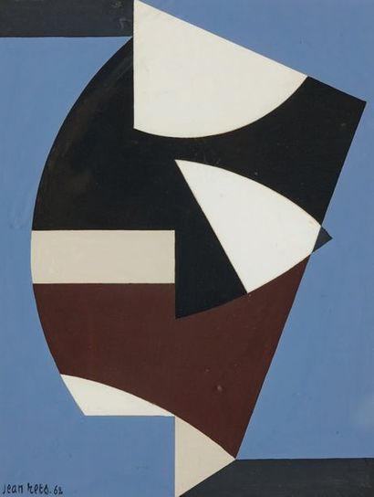 Jean RETS (1910-1988) Composition abstraite
Gouache sur papier signée en bas à gauche...