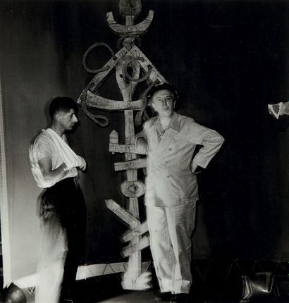 Denise Bellon (1902-1999) André Breton et Zigotto à la galerie
Maeght
Exposition...