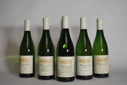 null Six bouteilles de Meursault, Meix Chavaux, Domaine Roulot, 2009.