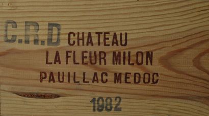 Douze bouteilles de Château La Fleur Milon,...