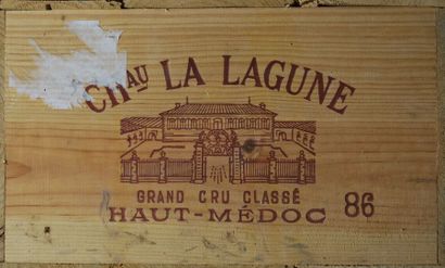 null Quatre magnums de Château La Lagune, Haut-Médoc, 5ème GCC, 1986.

Caisse bo...