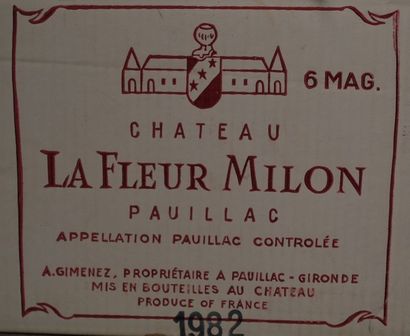 null Six magnums de Château La Fleur Milon, Pauillac, 1982.