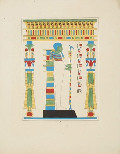 CHAMPOLLION LE JEUNE. Panthéon Egyptien, collection des personnages mythologiques...