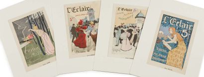 null Les Affiches illustrées: Concours d'affiches du journal L'Éclair. 1897.
Ensemble...