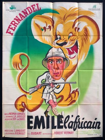 null ÉMILE L'AFRICAIN Robert Vernay - 1947
Avec Fernandel et Noëlle Norman
Illustration...