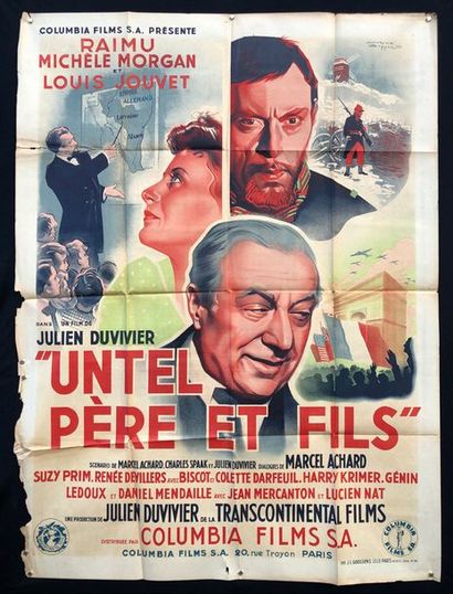 null UNTEL PÈRE ET FILS Julien Duvivier - 1940
Avec Raimu, Michèle Morgan et Louis...