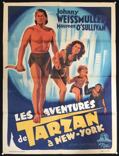 null LES AVENTURES DE TARZAN À NEW-YORK Richard Thorpe - 1942
Avec Johnny Weissmuller...