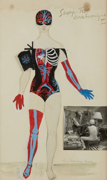 Roger CHAPLAIN-MIDY (1904-1992) 
Streap Tease anatomique I Streap Tease anatomique...