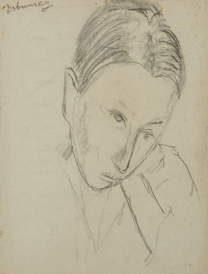 Isaac DOBRINSKY (1891-1973) 
Portrait de femme
Portrait de femme
Ensemble de deux...