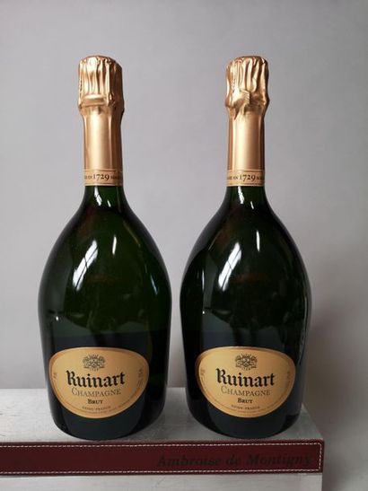 null 2 bouteilles CHAMPAGNE RUINART brut nm