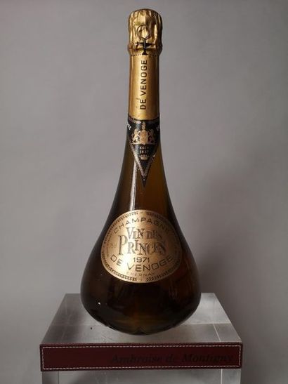 null 1 bouteille CHAMPAGNE de VENOGE "Cuvée des Princes" 1971