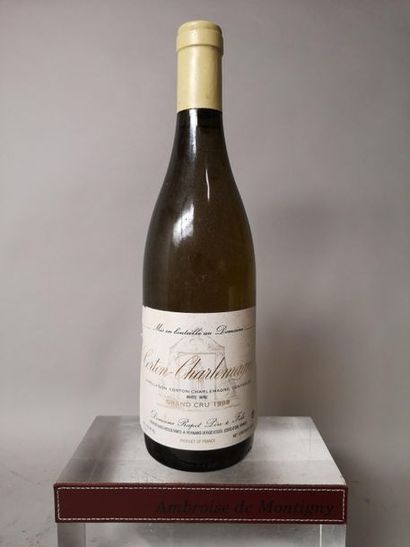 null 1 bouteille CORTON CHARLEMAGNE Grand cru - Domaine RAPET 1998