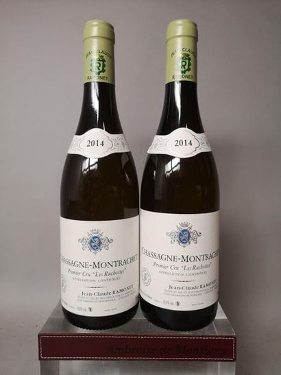 null 2 bouteilles CHASSAGNE MONTRACHET 1er cru "Les Ruchottes" - RAMONET 2014