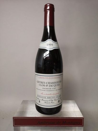 null 1 bouteille GEVREY CHAMBERTIN 1er cru "Clos St. Jaques'" - Bruno CLAIR 2009