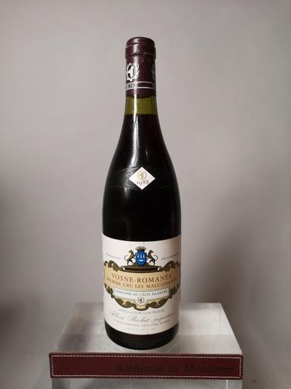 null 1 bouteille VOSNE ROMANEE 1er cru "Les Malconsorts" - Domaine du CLOS FRANTIN...