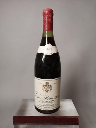 null 1 bouteille VOSNE ROMANEE 1er cru "Les Suchots" - J. CONFURON COTETIDOT 1982

Cire...