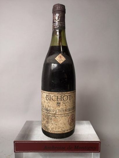 null 1 bouteille CHARMES CHAMBERTIN Grand cru - A. BICHOT Nég. 1981 


Etiquette...