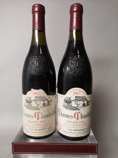 null 2 bouteilles CHARMES CHAMBERTIN Grand cru - HUMBERT & Fils 1987


Etiquette...