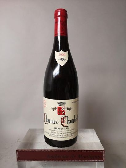 null 1 bouteille CHARMES CHAMBERTIN Grand cru - Armand ROUSSEAU 2009