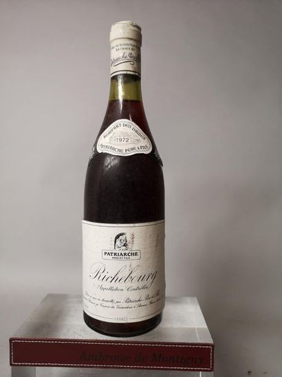 null 1 bouteille RICHEBOURG Grand cru - Domaine PATRIARCHE 1972 


Etiquette légèrement...