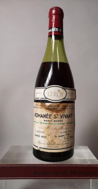 null 1 bouteille ROMANEE St. VIVANT - Domaine de La ROMANEE CONTI 1980


Etiquette...