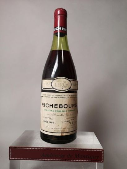 null 1 bouteille RICHEBOURG - Domaine de La ROMANEE CONTI 1980 


Etiquette légèrement...