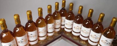 null 12 bouteilles CHÂTEAU DOISY VEDRINES - Sauternes 1998

Caisse bois.