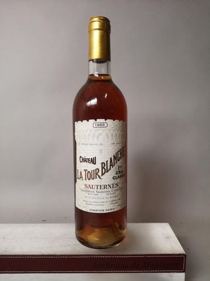 null 1 bouteille CHÂTEAU La TOUR BLANCHE - 1er Cc Sauternes 1988