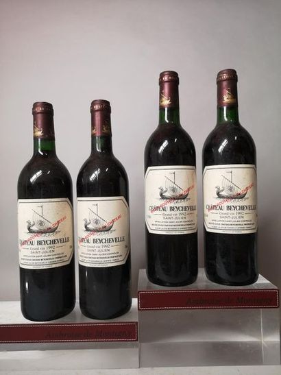 null 4 bouteilles CHÂTEAU BEYCHEVELLE - 3é Gcc Saint Julien 1992

1 capsule légèrement...