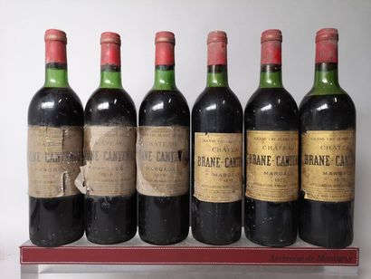 null 6 bouteilles CHÂTEAU BRANE CANTENAC - 2é Gcc Margaux 

3 bouteilles de 1975...