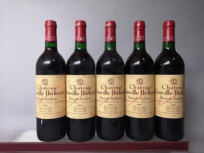 null 5 bouteilles CHÂTEAU LEOVILLEPOYFERRE - Saint Julien 1993 


Etiquettes légèrement...